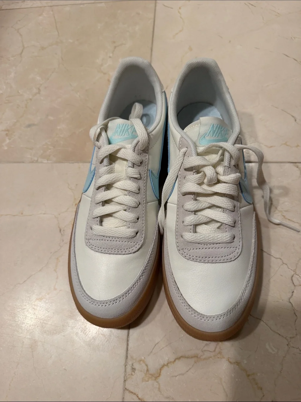 Nike Women’s Sneakers White Light Blue Gum Sole